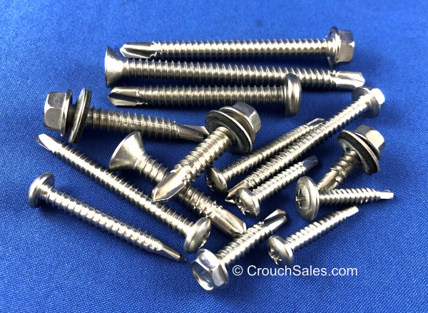 Self-Drilling Tek Screws Stainless Steel