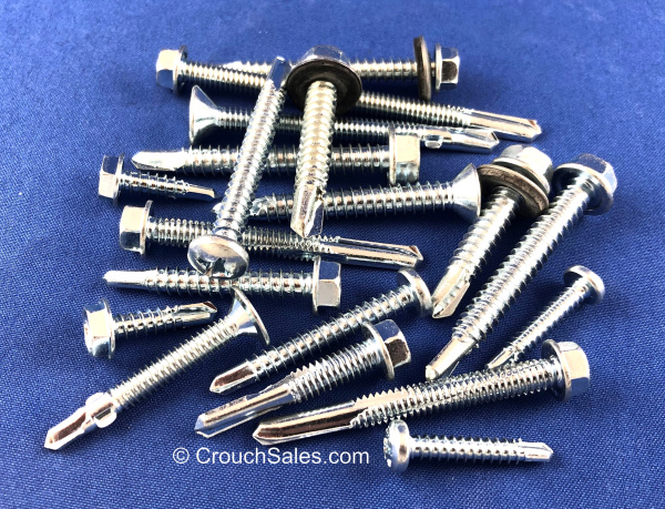 Self-Drilling Tek Screws Zinc Plated ZP