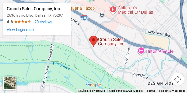 Dallas Fastener Store Map