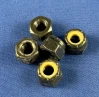 Hex Nylon Insert Lock Nuts Black Zinc BZ