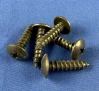 Truss Head Sheet Metal Tapping Screws Phillips Black Zinc BZ