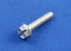 Hex Washer Head Slotted Machine Screws Zinc Plated ZP