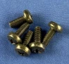 Metric Pan Head Machine Screws Black Zinc BZ
