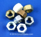 1/2-13 HEX NUT - COARSE - GRADE 8 (GR8) - YELLOW ZINC (YZ)
