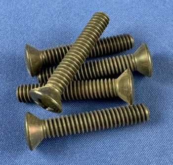 Oval Head Machine Screws Phillips Black Zinc BZ