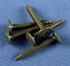 Modified Truss Head Drywall Screws Sharp Point Phillips Black Zinc BZ