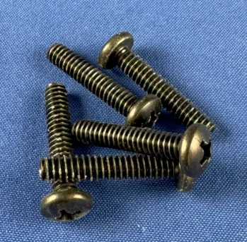 Pan Head Machine Screws Phillips Black Zinc BZ