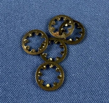 Lock Washer Internal Tooth Black Zinc BZ