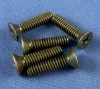 Flat Head Machine Screws Phillips Black Zinc BZ