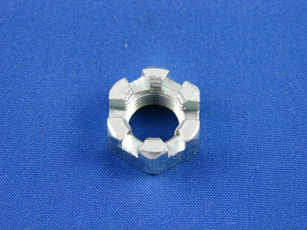 9/16-18 Hex All Metal Cone Top Lock Nuts – Grade C Steel, Zinc Plated (4-Pack)