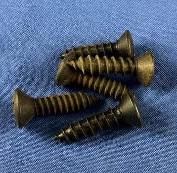 Oval Head Sheet Metal Tapping Screws Phillips Black Zinc BZ