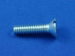 Slotted Flat Head Machine Screws Zinc Plated ZP